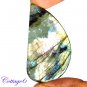 CERTIFIED 92.50Cts. NATURAL GOLDEN FLASH LABRADORITE CABOCHON GEMSTONE C6-2633