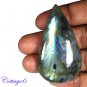 CERTIFIED 106.20Cts. NATURAL GOLDEN FLASH LABRADORITE CABOCHON GEMSTONE C6-2617