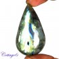 CERTIFIED 106.20Cts. NATURAL GOLDEN FLASH LABRADORITE CABOCHON GEMSTONE C6-2617
