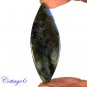 CERTIFIED 81.25Cts. NATURAL GOLDEN FLASH LABRADORITE CABOCHON GEMSTONE C6-2652