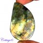 CERTIFIED 90.75Cts. NATURAL GOLDEN FLASH LABRADORITE CABOCHON GEMSTONE C6-2623