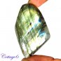 CERTIFIED 115.05Cts. NATURAL GOLDEN FLASH LABRADORITE CABOCHON GEMSTONE C6-2630
