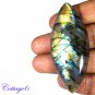 CERTIFIED 91.10Cts. NATURAL GOLDEN FLASH LABRADORITE CABOCHON GEMSTONE C6-2616