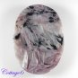 CERTIFIED 65.45Cts. NATURAL DESIGNER RUSSIAN CHAROITE OVAL CABOCHON ROYAL GEMSTONE C6-294