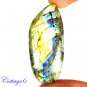 CERTIFIED 65.50Cts. NATURAL GOLDEN FLASH LABRADORITE CABOCHON GEMSTONE C6-2639