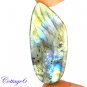 CERTIFIED 65.50Cts. NATURAL GOLDEN FLASH LABRADORITE CABOCHON GEMSTONE C6-2639