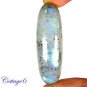 CERTIFIED 68.20Cts. NATURAL BLUE FLASH LABRADORITE CABOCHON GEMSTONE C6-2614