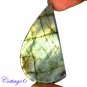 CERTIFIED 77.95Cts. NATURAL GOLDEN FLASH LABRADORITE CABOCHON GEMSTONE C6-2632