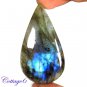 CERTIFIED 94.90Cts. NATURAL GOLDEN FLASH LABRADORITE CABOCHON GEMSTONE C6-2626