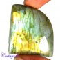 CERTIFIED 84.55Cts. NATURAL GOLDEN FLASH LABRADORITE CABOCHON GEMSTONE C6-2638