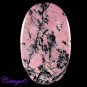 CERTIFIED 90.55Cts. NATURAL RHODONITE CABOCHON GEMSTONE C6-2552