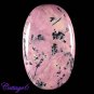 CERTIFIED 90.55Cts. NATURAL RHODONITE CABOCHON GEMSTONE C6-2552