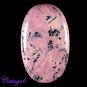 CERTIFIED 90.55Cts. NATURAL RHODONITE CABOCHON GEMSTONE C6-2552