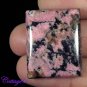 CERTIFIED 73.75Cts. NATURAL RHODONITE CABOCHON GEMSTONE C6-2548