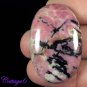 CERTIFIED 77.65Cts. NATURAL RHODONITE CABOCHON GEMSTONE C6-2537