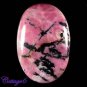 CERTIFIED 77.65Cts. NATURAL RHODONITE CABOCHON GEMSTONE C6-2537