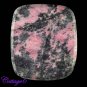 CERTIFIED 51.85Cts. NATURAL RHODONITE CABOCHON GEMSTONE C6-2536
