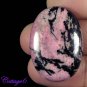 CERTIFIED 59.10Cts. NATURAL RHODONITE CABOCHON GEMSTONE C6-2528