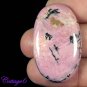 CERTIFIED 54.20Cts. NATURAL RHODONITE CABOCHON GEMSTONE C6-2551