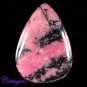 CERTIFIED 40.65Cts. NATURAL RHODONITE CABOCHON GEMSTONE C6-2527