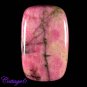 CERTIFIED 69.65Cts. NATURAL RHODONITE CABOCHON GEMSTONE C6-2531