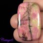 CERTIFIED 69.65Cts. NATURAL RHODONITE CABOCHON GEMSTONE C6-2531