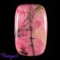 CERTIFIED 69.65Cts. NATURAL RHODONITE CABOCHON GEMSTONE C6-2531