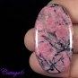 CERTIFIED 66.05Cts. NATURAL RHODONITE CABOCHON GEMSTONE C6-2530