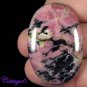 CERTIFIED 67.10Cts. NATURAL RHODONITE CABOCHON GEMSTONE C6-2543