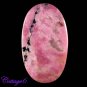 CERTIFIED 26.50Cts. NATURAL RHODONITE CABOCHON GEMSTONE C6-2554