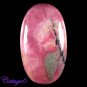 CERTIFIED 26.50Cts. NATURAL RHODONITE CABOCHON GEMSTONE C6-2554