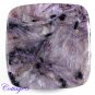 CERTIFIED 102.78Cts. NATURAL PURPEL CHAROITE CUSHION CABOCHON GEMSTONE C6-2178