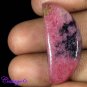 CERTIFIED 37.88Cts. NATURAL RHODONITE CABOCHON GEMSTONE C6-966