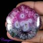 CERTIFIED 136.59Cts. SOLAR DRUZY AGATE GEODE CABOCHON GEMSTONE C6-1017