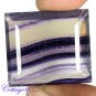 CERTIFIED 70.35Cts. NATURAL PURPLE FLUORITE CUT GEMSTONE C6-09