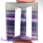 CERTIFIED 78.85Cts. NATURAL PURPLE FLUORITE CUT GEMSTONE C6-14