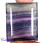 CERTIFIED 78.85Cts. NATURAL PURPLE FLUORITE CUT GEMSTONE C6-14