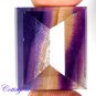 CERTIFIED 70.35Cts. NATURAL PURPLE FLUORITE CUT GEMSTONE C6-13