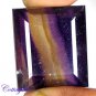 CERTIFIED 70.35Cts. NATURAL PURPLE FLUORITE CUT GEMSTONE C6-13