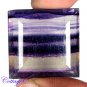CERTIFIED 68.73Cts. NATURAL PURPLE FLUORITE CUT GEMSTONE C6-05