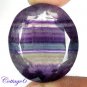 CERTIFIED 60.10Cts. NATURAL PURPLE FLUORITE CUT GEMSTONE C6-11