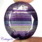 CERTIFIED 60.10Cts. NATURAL PURPLE FLUORITE CUT GEMSTONE C6-11