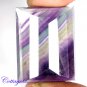 CERTIFIED 69.98Cts. NATURAL PURPLE FLUORITE CUT GEMSTONE C6-08