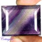 CERTIFIED 69.98Cts. NATURAL PURPLE FLUORITE CUT GEMSTONE C6-08