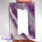 CERTIFIED 84.14Cts. NATURAL PURPLE FLUORITE CUT GEMSTONE C6-04