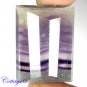 CERTIFIED 84.08Cts. NATURAL PURPLE FLUORITE CUT GEMSTONE C6-06
