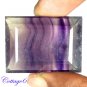CERTIFIED 84.08Cts. NATURAL PURPLE FLUORITE CUT GEMSTONE C6-06