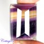 CERTIFIED 91.44Cts. NATURAL PURPLE FLUORITE CUT GEMSTONE C6-10