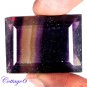 CERTIFIED 91.44Cts. NATURAL PURPLE FLUORITE CUT GEMSTONE C6-10