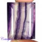 CERTIFIED 93.34Cts. NATURAL PURPLE FLUORITE CUT GEMSTONE C6-02